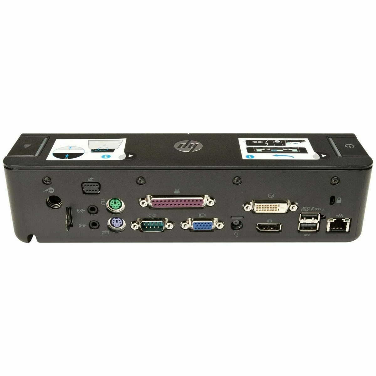 Station D'accueil HP HSTNN-I11X (A7E32AA) + Bloc 90W EU – Ouvert, état Impeccable