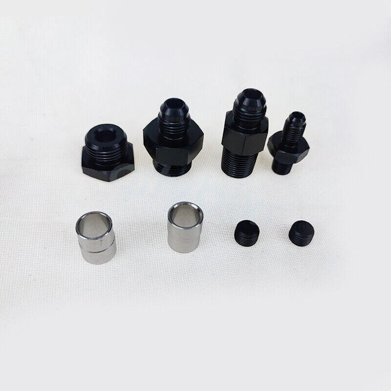 VTEC Head Conversion Kit - LS B18 B20 Aluminum Adapter Plate Sandwich Set Black Foto 4 de 4