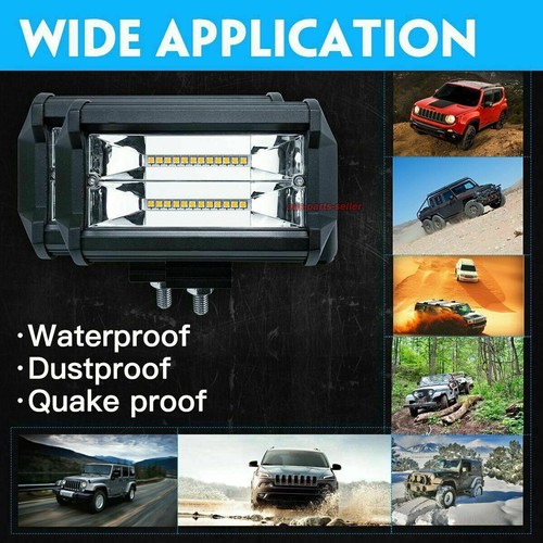 5Inch 1920W LED Work Spot Light Bar Car Flood Offroad Fog Lamp For 4WD Car SUV - Picture 5 of 9