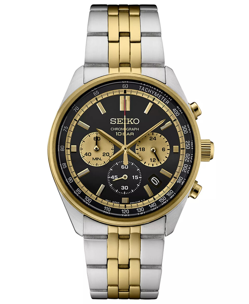 New Seiko Chronograph 8T63-00W0 SSB430P1 Men's Watch Brown New Seiko Chronograph 8T63-00W0 SSB430P1 Men's Watch Brown