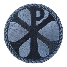 CHI-RHO CHRISTOGRAM JESUS CHRIST CHRISTIAN SYMBOL PX ACU-D TACTICAL HOOK PATCH