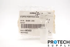 Kimble Chase 851000-2440 Glass Pennyhead Stopper 24/40 NEW with WARRANTY