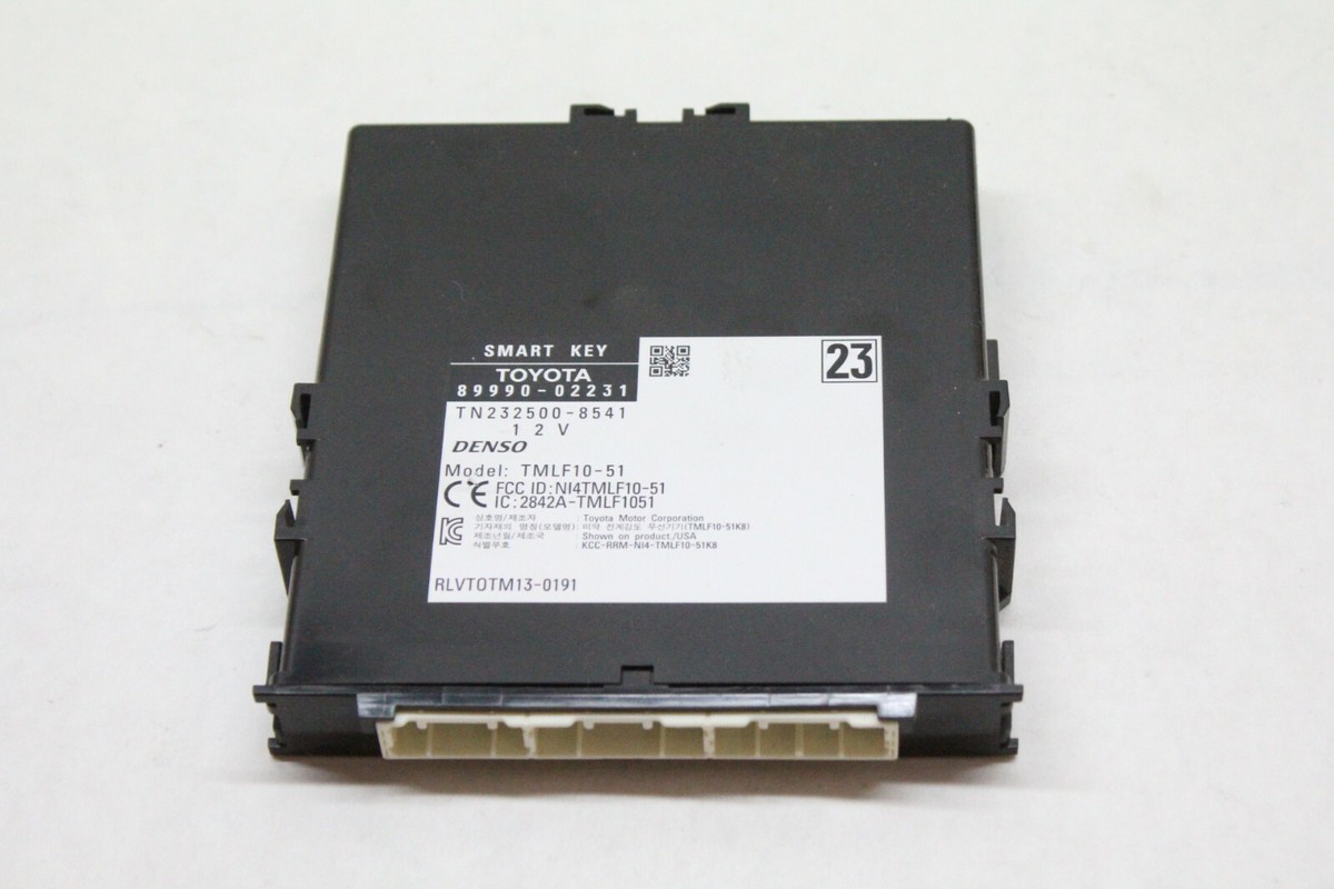 16 TOYOTA COROLLA KEYLESS ENTRY RECEIVER DOOR CONTROL 89990-02231