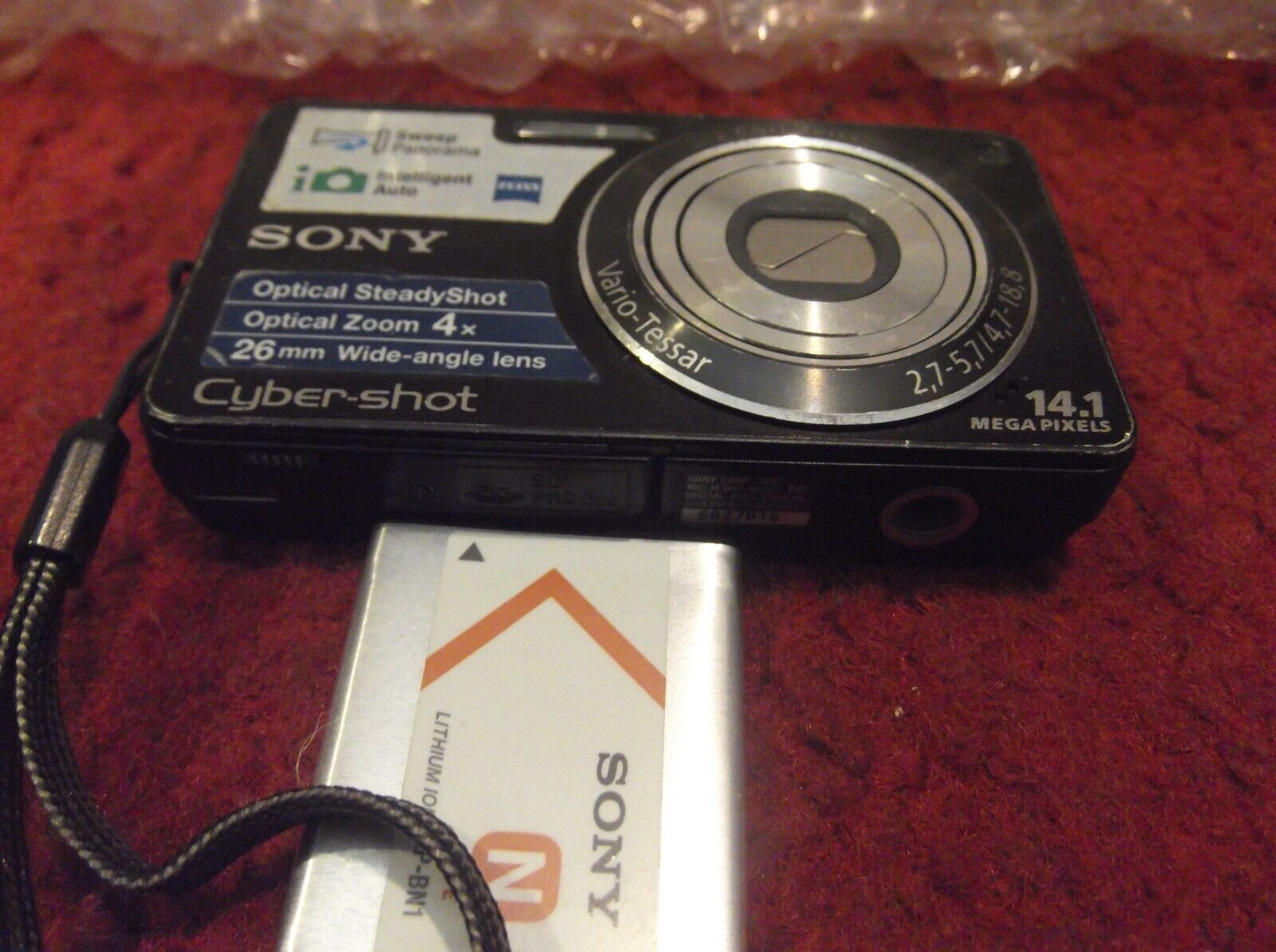 Sony Cyber-Shot DSC-W350 14.1MP 4x Digital Camera - Black | eBay