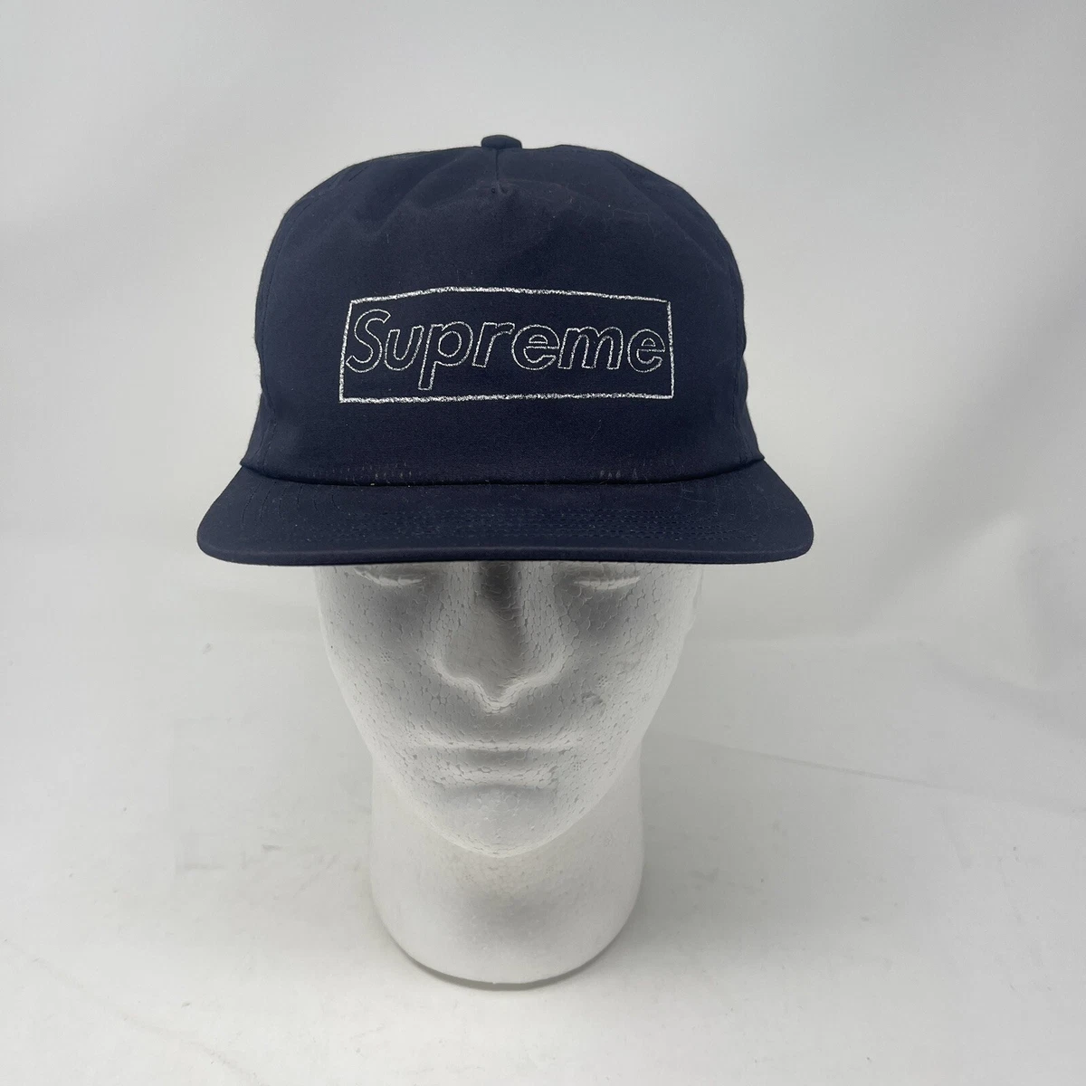 SUPREME 21SS KAWS Chalk Logo 5-Panel Cap