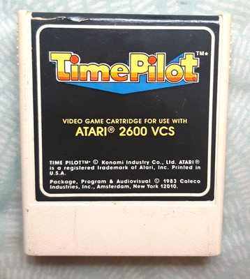 TIME PILOT for Atari 2600 - EXCELLENT game!  Tested & working great!