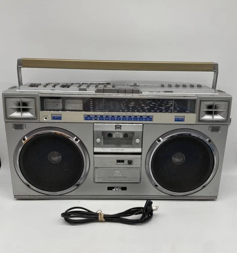 Vintage Boombox JVC RC-M70JW Radio Cassette Player - FOR PARTS PLEASE READ