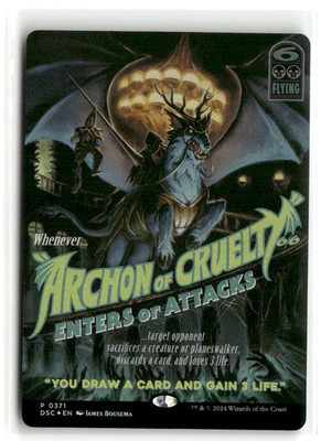 Archon of Cruelty Showcase FOIL Commander Duskmourn House of Horror MTG NM