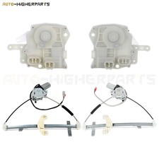 For 2002-2007 Buick Rendezvous 4x Front Door Lock Actuator & Window Regulator