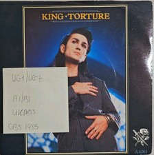 King Torture / Groovin' With The Kings Vinyl Record 7" VG+/VG+ A6761 1985