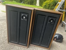 Vintage Soundesign Two-Way Bass-Reflex Woofer Speaker System Pair TESTED VGC