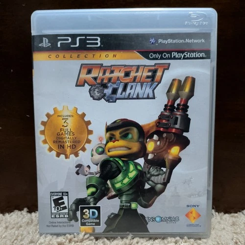 Ratchet & Clank Collection (PlayStation 3, 2012) Complete Tested Working