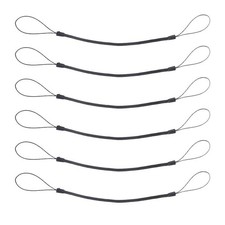 6 Pcs Anti-loss Stylus Leash Retractable Coiled Lanyard Pen Hanging Rope