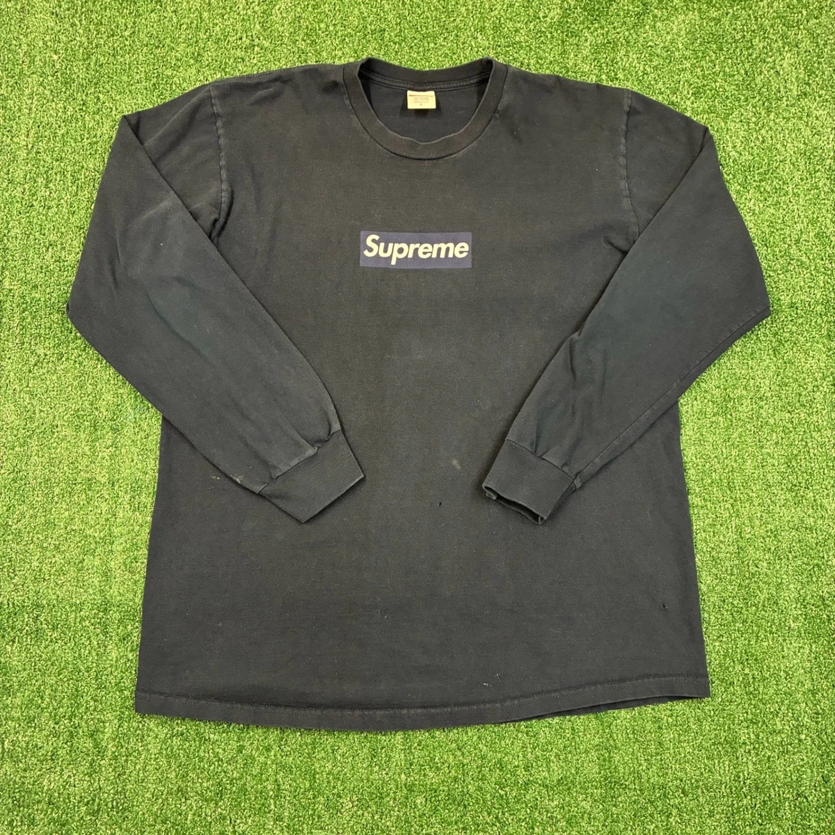 Supreme Size L Long Sleeve Solid Regular Size T-Shirts for Men for