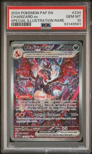 Pokemon Charizard ex Paldean Fates Special Illustration Rare #234 PSA 10