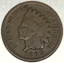 1895 Indian Head Cent Good Condition Penny 1c Cent - 2424