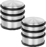 TüRstopper Edelstahl Hoch Massiv 2 StüCk - Schwerer TüRstopper Boden Mit Moderne