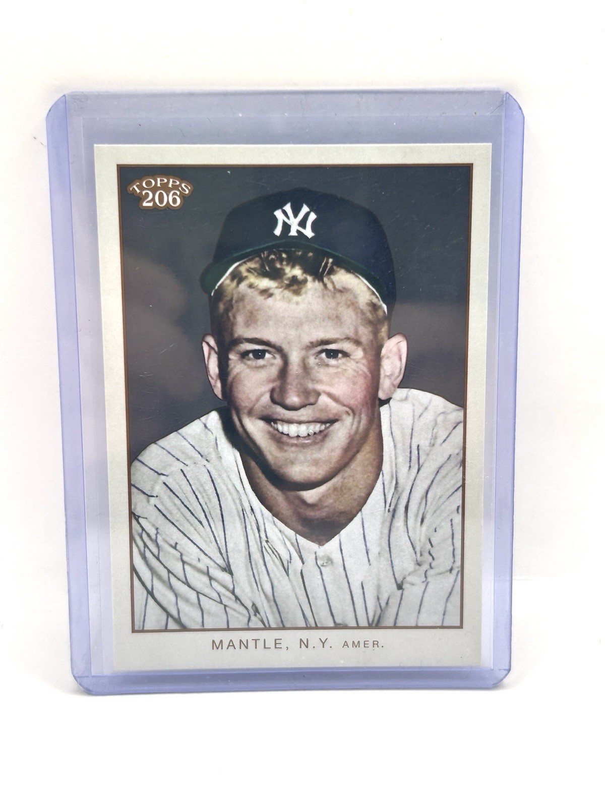 2009 Topps 206 Mickey Mantle Checklists Mickey Mantle #6 Of 7