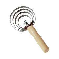 Decker 15-S Spiral Reversible Steel Curry Comb Colors