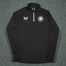 Ireland Football Pullover Men Medium Black Castore Performance Quarter Zip