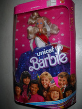 MATTEL BARBIE DOLL UNICEF BARBIE 11-1/2" - 1989 SPECIAL EDITION - NEW IN BOX