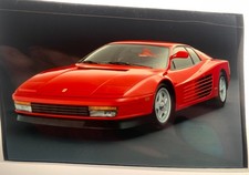 Ferrari 1984 Original Testarossa Factory B & W Photos and 4-color Transparencies