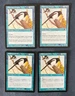 MTG 4X URZA'S DESTINY THIEVING MAGPIE JAPANESE + ENGLISH MAGIC THE GATHERING UNC