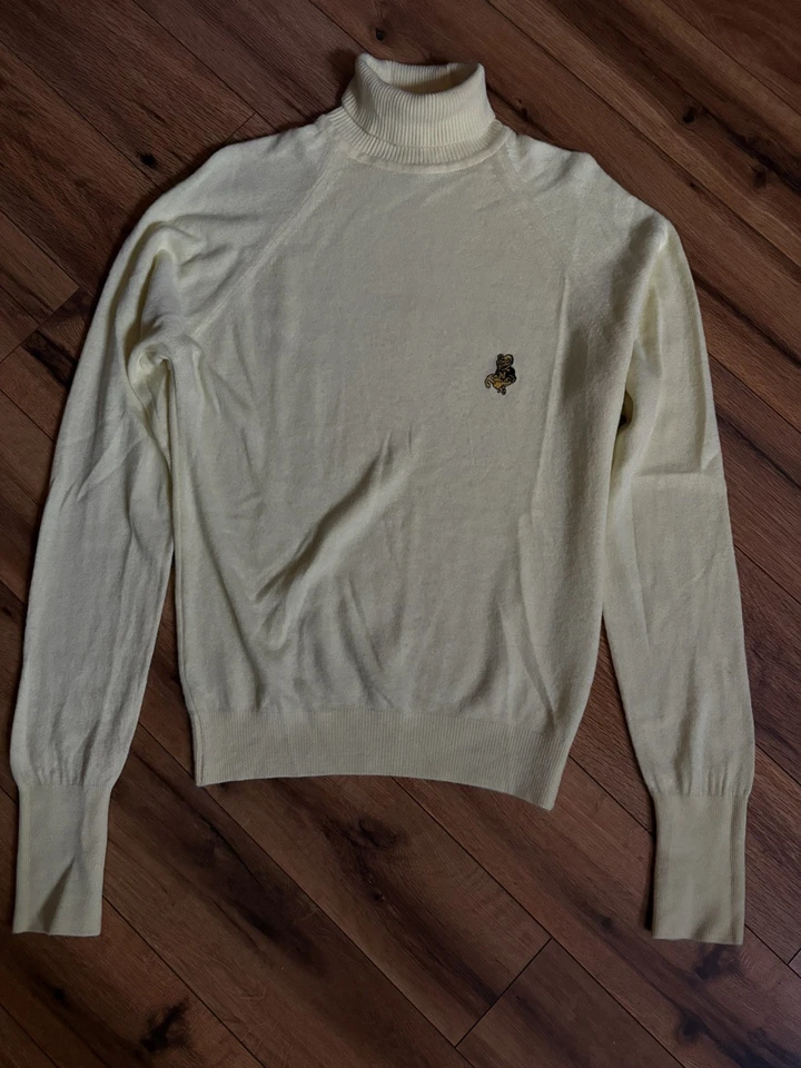 Vintage university turtle neck cashmere sweater 50s 60s 70s - Image 3 of 4