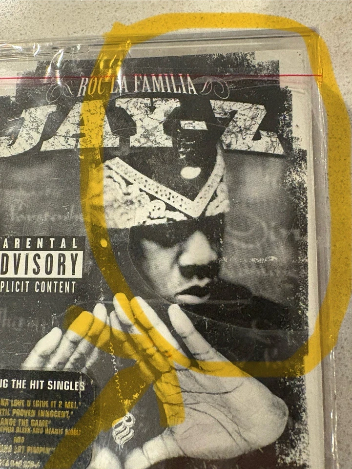 JAY-Z THE DYNASTY-RARE-OOP-NEW SEALED-OG-PLASTIC RIPPED-HYPE STICKER - Image 2 of 4