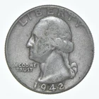 1942 Washington Quarter Estate Coin Collection *074