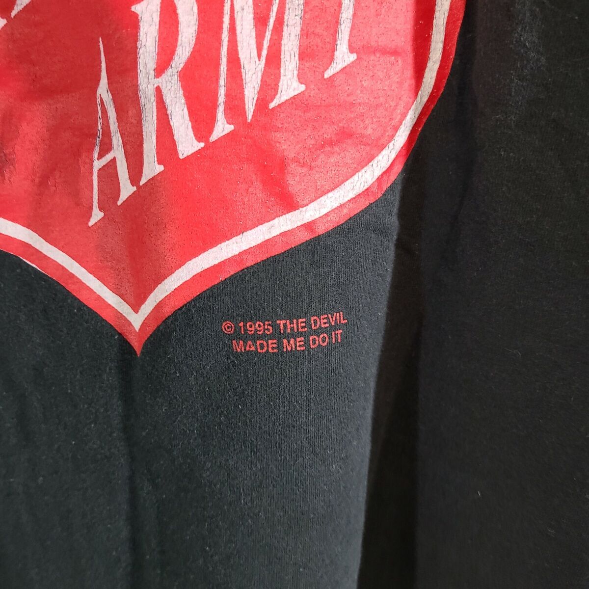 VTG Marilyn Manson The Satanic Army Band Tee Shirt sz L 1995 VTG Marilyn Manson The Satanic Army Band Tee Shirt sz L 1995