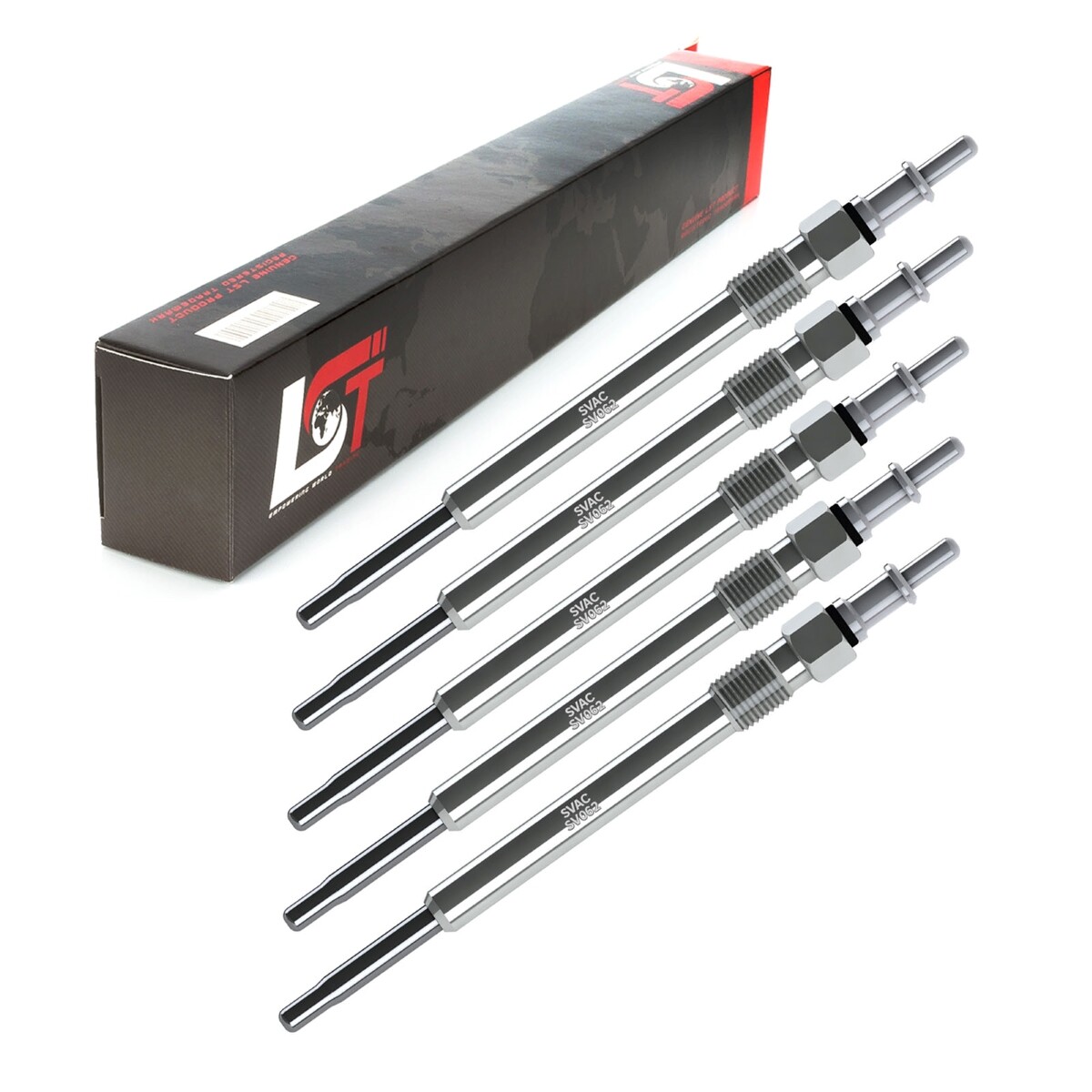 5X Glow Plugs 5 Volt For MERCEDES C-CLASS W203 CL203 S203 C30CDI