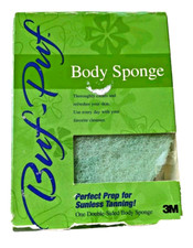 VTG Buf Puf Body Sponge Double Sided 3M 2001 SEALED NOS