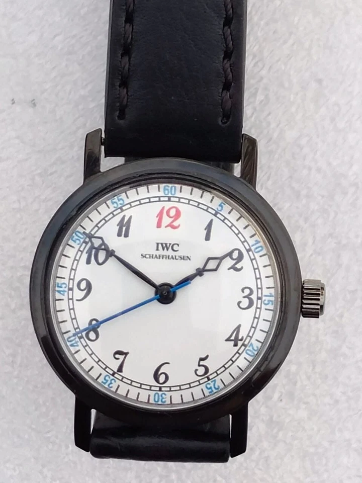 RELOJ IWC SCHAFFHAUSEN CALIBRE 2602 15 Joyas Reloj Hombre Mecánico Cuero W101 Foto 2 de 4