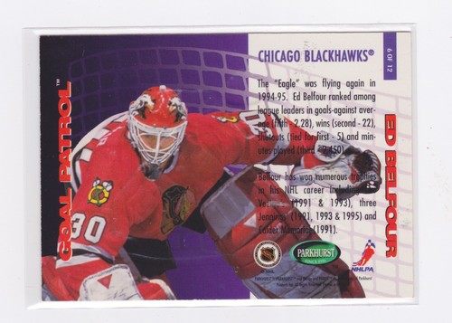 1995 - Parkhurst - International - Goal Patrol - Ed Belfour - #6 - Imagen 2 de 2