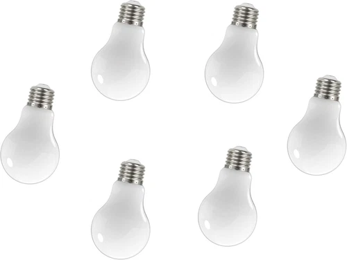 Satco S12412 - 5 Watt LED A19 Soft White LED Bulbs - 2700K - 120 Volt (6 pack) - Picture 1 of 6