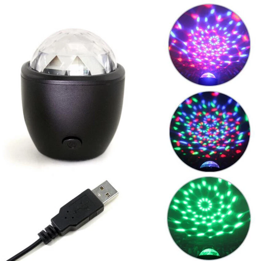 Stage Light Mini Moving Head Light For DJ Disco Party Sound Actived Lighting - Image 2 of 4