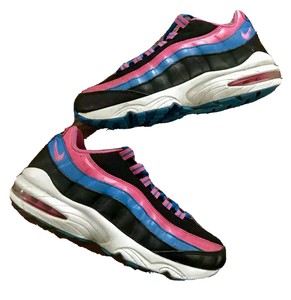 air max 95 black pink and blue