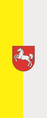 Fahne Flagge Hannover 1952 im Hochformat verschiedene Größen