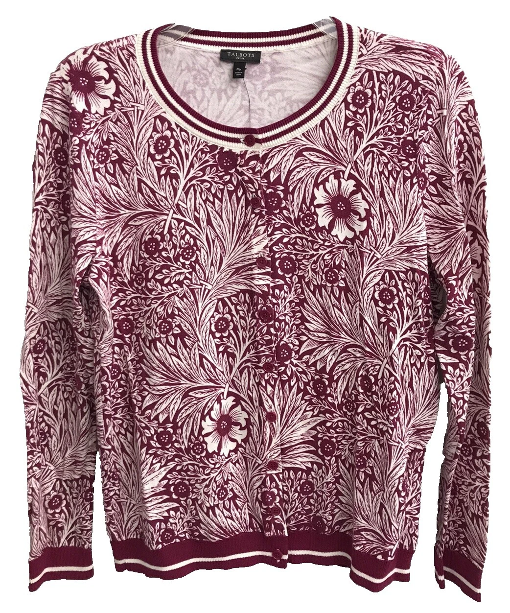 Talbots Women's Floral Cardigan Sweaters