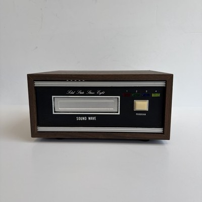 Sound Wave Solid State Stereo Eight 8-Track Cassette Deck Player Tested Japan