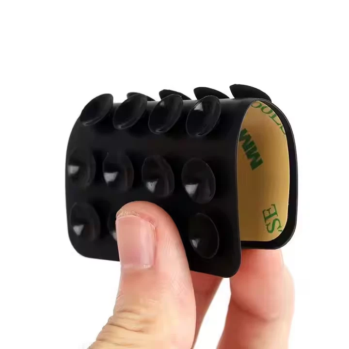 2x Silicone Suction Cup Adhesive Mobile Phone Holder Mount for iPhone Samsung - Image 2 of 4