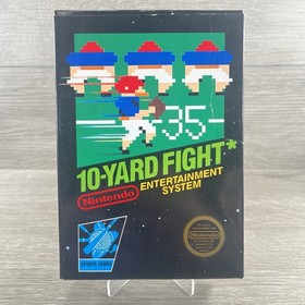 10-Yard Fight (Nintendo Entertainment System, 1985) NES CIB 5 Screw Hangtab