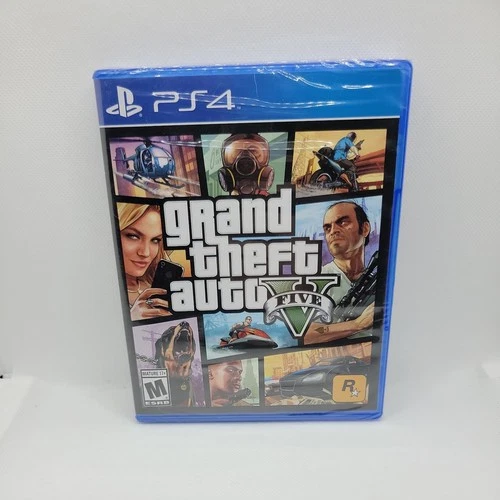 Grand Theft Auto 5 PS4 Sealed Brand New- Sony PlayStation 4