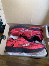 Saucony Omni 9 Red Black Mens Running Sneaker...