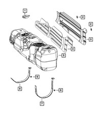 Genuine Mopar Fuel Tank Heat Shield 68192403AD