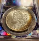 1884-O Morgan Dollar PCGS MS64 Crescent Obverse Toning