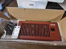 VEVOR 4"x10" Register Booster Fan Thermostat Control Cooling Heating Vent 