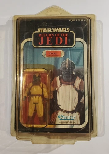 Vintage 1983 Star Wars ROTJ KLAATU Skiff Guard Figure 77 Back Carded Unpunched
