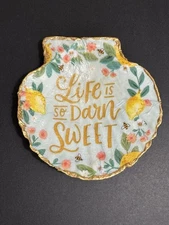 Sea Shell Ring Dish Decoupage